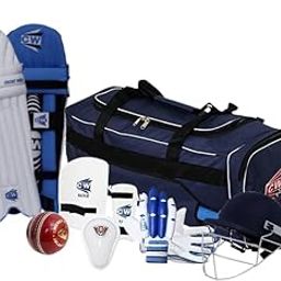 CW Lefty Academy Complete Cricket Kit with Bat Luggage Wheelie Bag Helmet Size 3 to Full (Full for 14+&Up Yrs)-29