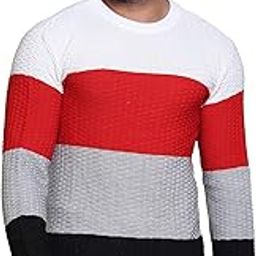 GRANDLINE Winter WEAR Pullover Men Sweater with Multicolored Designs-picture-4