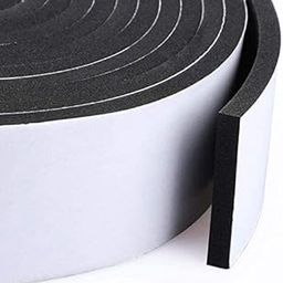 Rpi shop - Gasket Black Foam Single Sided Adhesive Tape, Insulation Foam Strip, 25mm (Width) x 3mm (Form Thickness) x 10-Meter Length-0