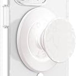 PopSockets Round Phone Grip Compatible with MagSafe, Adapter Ring Included, Phone Holder, Wireless Charging Compatible - Horchata-59