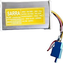 SARRA DC to DC Current Converter 36V DC - 72V DC to 12V DC ((10-AH))-40