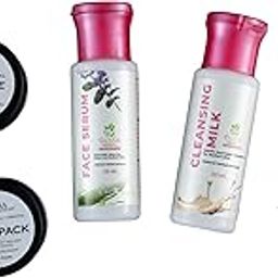 OJASA Herbal Facial Care Kit with , Cleansing Milk, Face Pack, Scrub Gel, Massage Cream, Scrub Powder (Pack of 1)-image-42