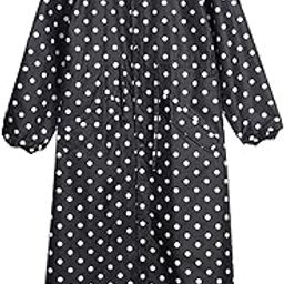 Women Hooded Wind Wave Rain Jacket Outdoor Waterproof Coat Outwear Dots L-image-54