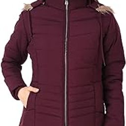 Girls and Women's Puffer Regular Fit Bomber Jacket For Winter Wear | Hooded Neck | Full Sleeve | Zipper | Casual Jacket For Woman & Girl | Western Stylish Jacket For Women-image-40