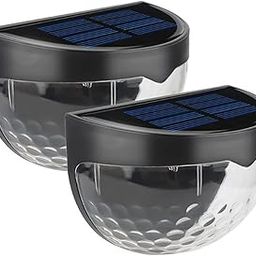 MAHOSTAV Solar Fence Lights | Decorative Garden Light | Outdoor Wall Light Led, Wireless, Waterproof, Home Décor | Perfect for Railing Fence, Deck, Step Yard Patio, Pathway, Stairs-image-83