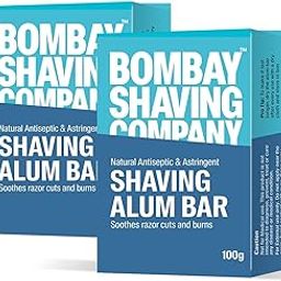Bombay Shaving Company Shaving Alum Bar - 100g || Pack of 2 || For Men-28