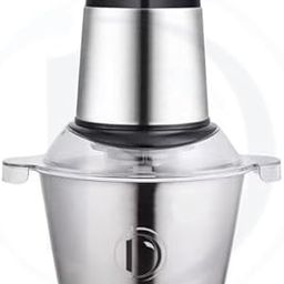 Food Chopper,By DZOVAG Food Processor Mini Electric, 2L 350W Meat Grinder with 4 Bi-Level Blades, Stainless Steel Mincer for Kitchen, Vegetable, Onion, Garlic, Salad, Baby Food, Fruit, Nuts-picture-21
