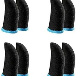LIMESHOT® Pubg Anti-Slip Thumb Sleeve, Increase Your Gaming Score Slip-Proof Sweat-Proof Professional Touch Screen Thumbs Finger Sleeve for Pubg Mobile Phone Game Gaming Gloves Multi Colour (4 Pair)-3
