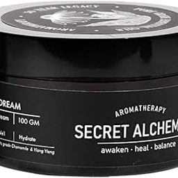 Secret Alchemist Dream Body Cream with Cocoa Butter for Better Sleep & Hydration | Infused with Pure Ylang Ylang Essential Oil with Goodness of Ayurveda | Light Weight Night Cream - 100gm-4