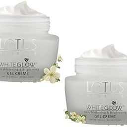 Lotus Herbals Whiteglow Skin Whitening and Brightening Gel Face Cream, SPF-25, For All Skin Types, 60g, Pack of 2-image-51
