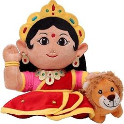 Panda's Box Mantra Chanting Devi Durga Toy – Small (22 cm) | Plush Sound Toy for Kids | Musical Stuffed Toy | Best Gift for Infants, Toddlers & Babies-image-23