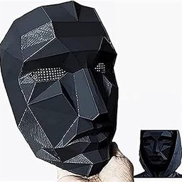 FAVELA Frontman Game Boss Mask For Cosplay Costume Party | Game Halloween mask for Men | Horror Game Cosplay Masks | Halloween Holi Function Drama competition (Pack of 1)-28