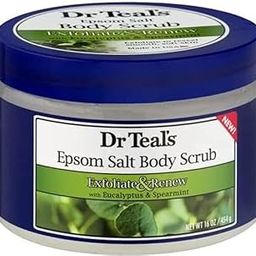 Dr Teal's Epsom Salt Body Scrub Exfoliate & Renew with Eucalyptus & Spearmint, 454g-88