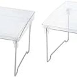 SHIPLORD® Foldable Transparent Desktop Organizer: Space-Saving Shelf for Kitchen Bathroom & Office ‚¨ Durable Cup & Spice Rack Holder-image-11