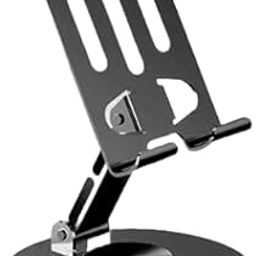 360° Rotating Adjustable Metal Phone Stand – Heavy-Duty Desktop Holder for Smartphones & Tablets | Ergonomic Design, Anti-Slip Base, Office & Home Use | Aluminium Stand Portable Desktop Phone Stand-picture-15