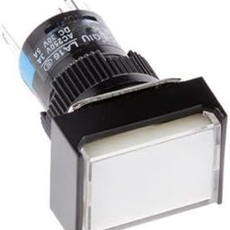 UJEAVETTE 4xDC 24V Push Button Momentary Self Reset Rectangle Switch w/LED Light White-image-61