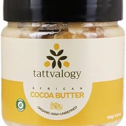 Tattvalogy African Cocoa Butter | Organic, Raw & Unrefined | Moisturizer | For Body Lotion, Stretch Marks, Lip Balms, DIY Creams & Moisturizer | Ideal For Men & Woman | In Plastic Jar - 100 GM-10