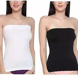 Strapless Best Women Camisole Bodysuit Pack of 2 Multicolor-image-76