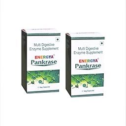 ENERGYA PANKRASE_Physician Trusted 12 Multi Enzymes for Digestive Health, Nutrient Uptake & Bloating Relief | Hi-tech encapsulation of enzymes for effective breakdown of various foods (Pack of 2)-image-51