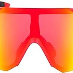 Tactical Sports Sunglasses, Unisex, Oval Metal Frame, UV Protection, Black Lens-image-11