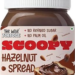 Scoopy Chocolate Spread | No Refined Sugar | No Palm Oil | No Artificial Flavors | Dates and Jaggery | Healthy | (250, Hazlenut Spread)-image-46