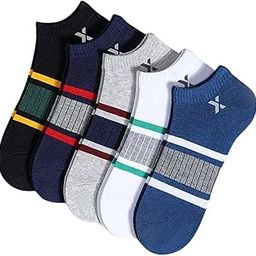 Unisex Cotton Men And Women Solid Ankle Length Socks (Pack Of 5) NICS, Assorted-image-87