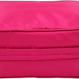 Fabric Shaving Makeup Organizer Bag for Men and Women Cosmetic Travel Bag Toiletry Storage Box Shaving Kit Wardrobe Organizer (Pink)-image-98
