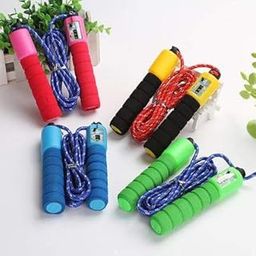 DUL DUL ? Skipping Rope Birthday Return Gift Counter Anti Slip Rubber Grip & Adjustable Length Skip Jump Number Count Upto 999|Birthday Party Return Gifts~Color May Vary (Pack of 6)-image-55