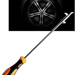 BOGOTA 2 in 1 Tire Stone Cleaning Hook | Multifunctional Portable Tire Stone Removal Tool | Stainless Steel Car Tyre Protector Repair Tool | Wheel Cleaning Tool with Screwdriver-image-35