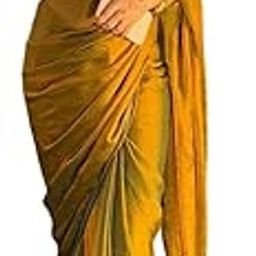 Women's Soft Zimmy Choo Fandy Silk Saree With Hand Work Lace Boarder & With Unstitched Blouse-1