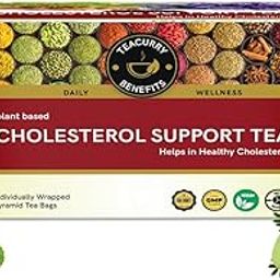 TEACURRY Cholesterol Support Green Tea(1 Month Pack, 30 Tea Bags) Helps With Cholesterol-All Natural Tea For Body Wellness,100 Grams-image-57