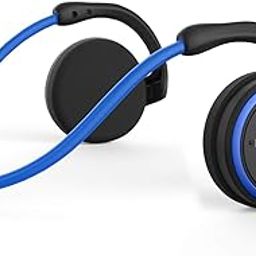 Small Bluetooth Headphones Wrap Around Head-Sports Wireless Headset With Built In Microphone&Crystal-Clear Sound,Foldable&Carried In The Purse,&12-Hour Battery Life,Blue,on-ear-18