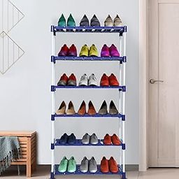 Novatic Multipurpose Strong Build Adjustable Shelf/Rack for Storage/Multipurpose Boltless Rack/Metal Storage Shelving Unit/Tool Organiser Display Shelf/Garage Rack/Kitchen Storage Rack/Shoe Rack/Book-image-20