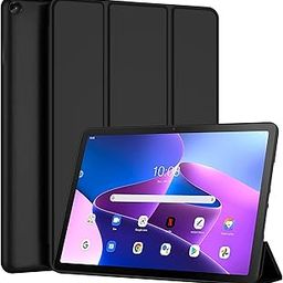 TGK Leather Flip Cover for Lenovo M10 3rd Gen 10.1 Inch Case TB328FU TB328XU Black-image-60
