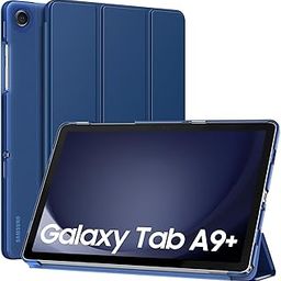 CERLINK Case for Samsung Tab A9 Plus Cover Case 11 inch, Flip Cover Case for Samsung Galaxy Tab A9 Plus Cover/Tab A9+ Tablet Cover with Translucent Back [Auto Sleep/Wake Support] (TR-Navyblue)-image-37