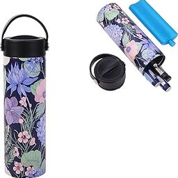 AYVANBER Medicine Cooler Travel Case Insulin Pen Case Reusable Pen Freezer Bottle Carry Medical Bag Insulin Pen Cooler Box TSA Approved Diabetic Travel case with Biogel Ice Pack (Flower Ball)-image-8