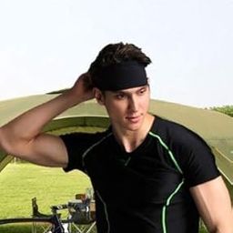 FUNEX Cotton Moisture Wicking and Non-Slip Exercise Workout Headband for Men and Women (Pack of 1)-image-51