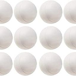 GIRLYZ Attire Plastic Cricket Training Ball White Color(Pack of (12)-image-1