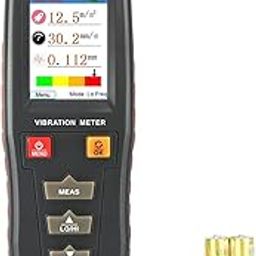 Skyking Handheld Digital Mechanical Vibration Meter, 0.01~199.9mm/s, Mechanical Vibration Analyzer Tester Gauge, Acceleration, Velocity, Displacement Measurement for HVAC, Motors, Engines, Generator-image-66