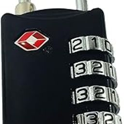DOCOSS-309 4 Digit Lock - TSA Lock Metal 4 Digit Locks for USA International Number Locks for Luggage Bag (Black)-picture-50