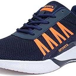 Stylish Casual Sneakers Sports Running Shoes for Men's-(Black-BAZR-9309-P)-picture-25