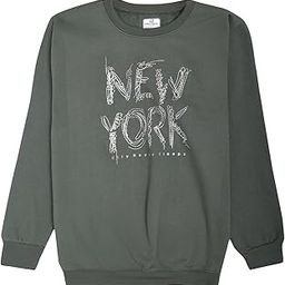 Fleece Regular Fit Printed Round Neck Sweatshirt for Men-MACK639320-image-72