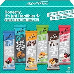 RiteBite 4g Protein Bar, Assorted Pack | With Quinoa, Oats | No Cholesterol & Trans Fat Energy Bar, 35g (Pack of 10)-16