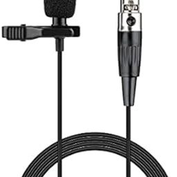 Syskonics SYS-W8 Lavalier Lapel Microphone - 3 Pin Mini XLR Plug Cardioid Tie Clip on Condenser Mic for AKG Samson Wireless Microphone System Body Pack Transmitter-image-24