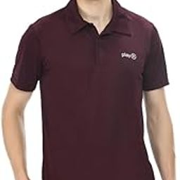 playR Men Adult Lifestyle Solid Base Polo Tshirt Regular Fit Polyester Polo Neck Tshirt for All Season-image-78