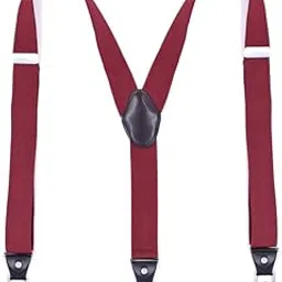 yashidun 3 Clip Elastic Suspenders for Men and Women Adjustable Strap Pants Braces Belt-picture-34