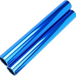 SAZ DEKOR 2X Aluminum Alloy Relay Sticks Professional Adults 29 cm Length Track Sticks Blue-image-26