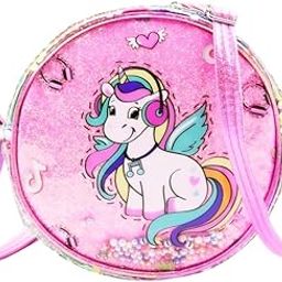Unicorn Sling Hand Bag for Girls | Round Shoulder Crossbody Purse for Kids | Side Bags Handbags | Gifts-image-59