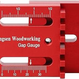 Woodworking Mini Gaps, Aluminum Alloy Depth Measuring Sawtooth Ruler, High Cutting Tool for Enthusiasts, Designers, Engineers-image-0