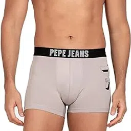 pepe jeans Men's Cotton Regular Solid Trunks-picture-8